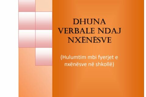 dhuna verbale ndaj nxenesve (hulumtim mbi fyerjet e nxenesve ne shkolle) prishtine 2012