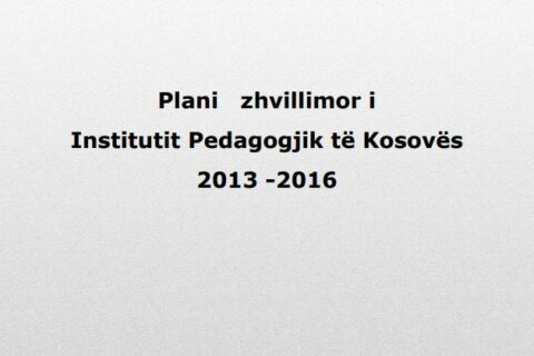 Instituti Pedagogjik i Kosovës Ballina Publikime