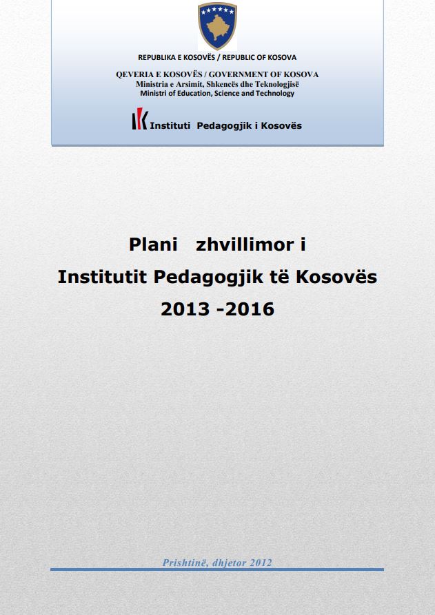 Instituti Pedagogjik i Kosovës Ballina Publikime