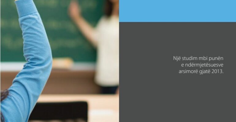 roli i ndermjetesuesve ne integrimin e komuniteteve rom, ashkali dhe egjiptian ne sistemin arsimor. 2013