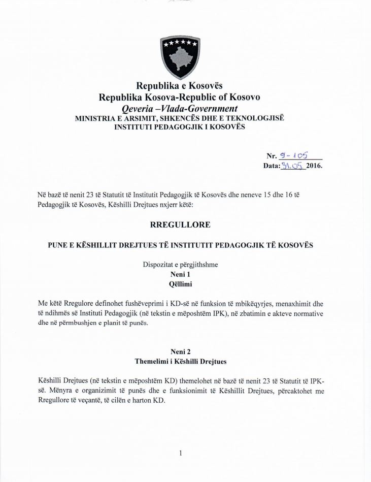 Instituti Pedagogjik i Kosovës Ballina Publikime
