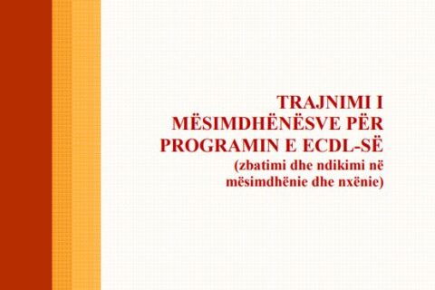 trajnimi i mesimdhenesve per programin e ecdl-se (zbatimi dhe ndikimi ne mesimdhenie dhe nxenie) prishtine 2013