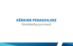 Kerkime pedagogjike - Permbledhje punimesh 2019