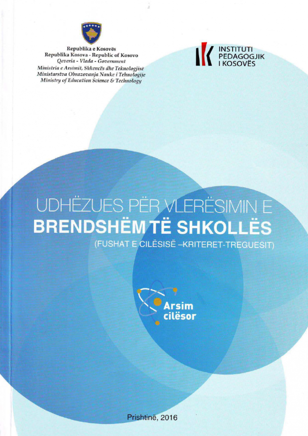 Udhezues per vleresimin e brendshem te shkolles 2016