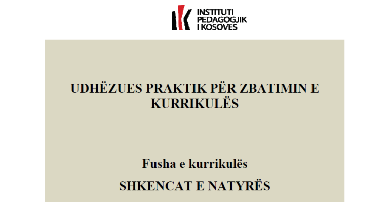 Udhezues praktik per zbatimin e kurrikules - Shkencat e natyres